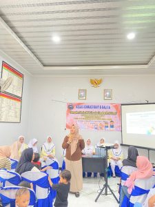 Kegiatan Implementasi Bayi dan Balita melalui Edukasi Stunting, ASI Eksklusif, MP-ASI, dan Imunisasi materi bu nuning