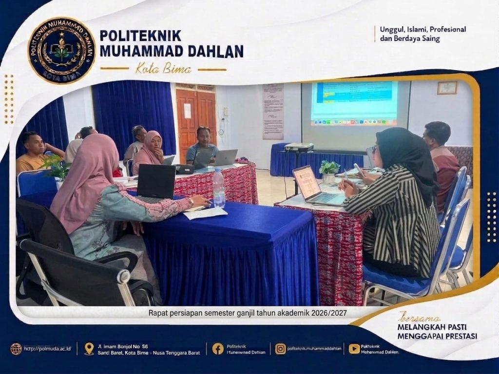 Matangkan Agenda Akademik, POLMUDA Adakan Rapat Persiapan Semester Ganjil 2026/2027 rapat persiapan semester ganjil tahun akademik 20262027